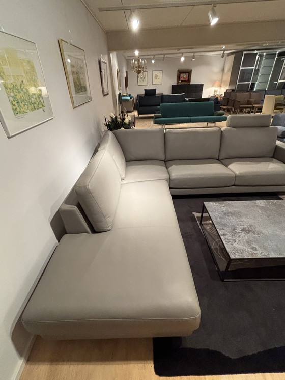 Image 1 of 1x Rolf Benz brand leather sofa