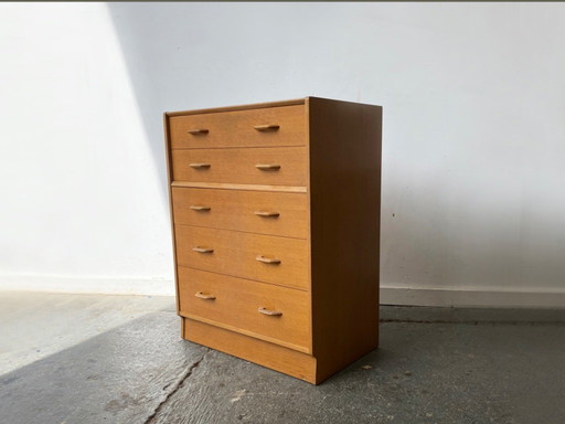 Mid-Century 1950’s oak chest of drawers by G Plan / E gomme