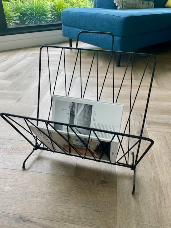 Image 1 of Present Time - Zeitschriftenhalter Diamond Grid - Schwarz