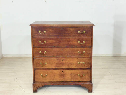 Mahagoni Sekretär / Kolonialstil Kommode / Schiffskommode – um 1900