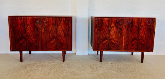 Image 1 of CREDENZE VINTAGE RETRO DANESI DI METÀ SECOLO IN PALISSANDRO DI BROUER ANNI '60