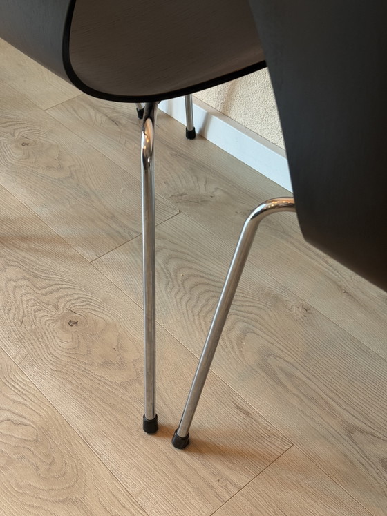 4x Fritz Hansen Sedie Series 7 - Nero – Sedie da pranzo, Other (photo 6 of 8)