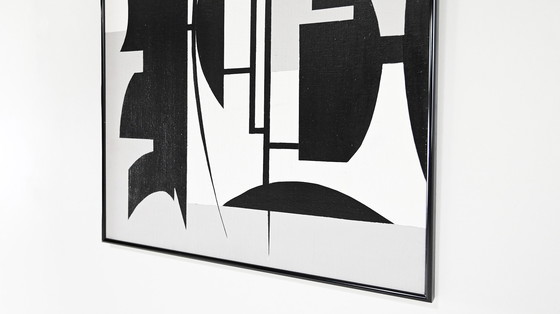 Image 1 of Artist Unknown, Abstract Composition, Acrylic on Canvas.