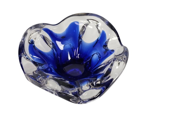 Image 1 of Josef Hospodska - République tchèque - design en verre - cendrier - verrerie Chribska - années 60