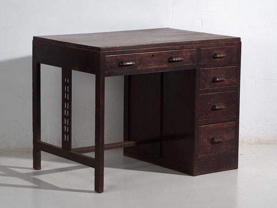 Antique Japanese desk - Showa Period (c. ) #40 (photo 5 of 40)