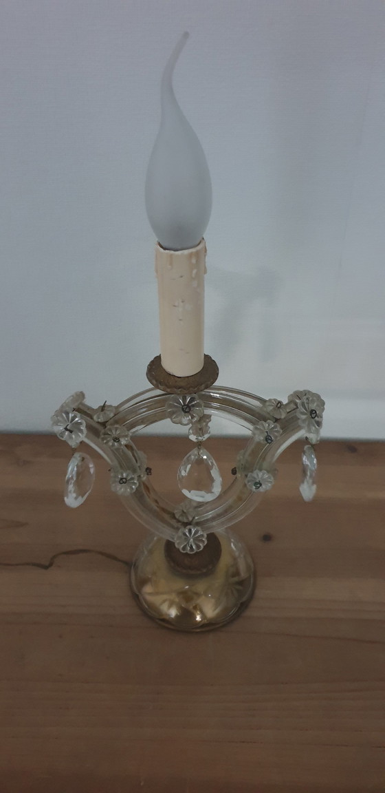 Image 1 of Crystal table lamp Maria Theresa