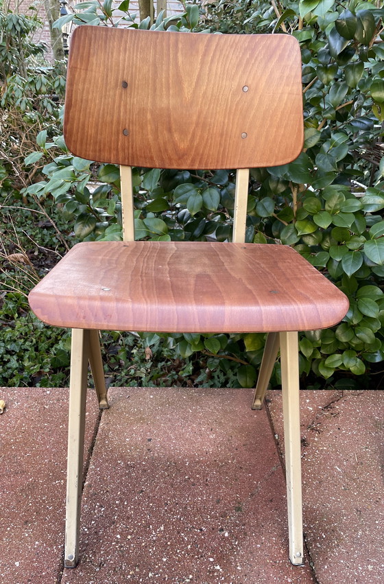 Image 1 of Ensemble de 4 chaises de salle à manger vintage Galvanitas S16 _ Design néerlandais 1965