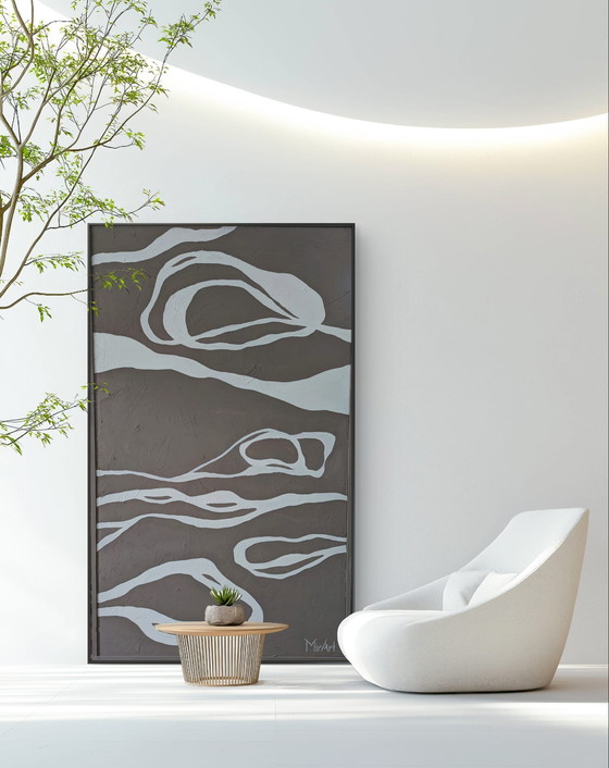 Image 1 of MirArt painting concrete cirque organic shapes