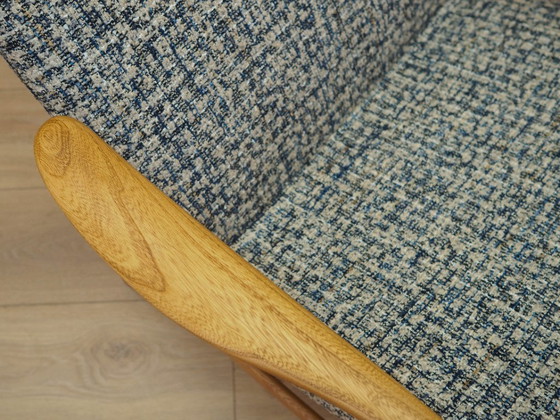 Sillón Kontour de Alf Svensson para Fritz Hansen, estructura de teca, década de 1960. – Sillones, Textile (photo 11 of 15)