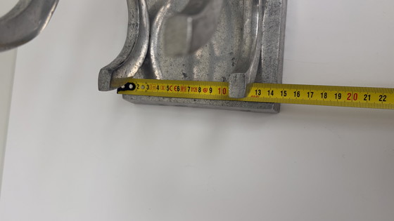 Image 1 of Casier à vin en aluminium argenté, design Michael Noll, pour 15 bouteilles de vin