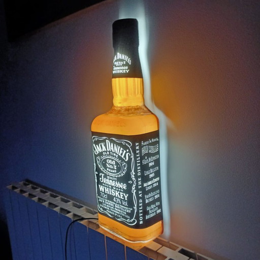 Vintage-Leuchtposter von Jack Daniels