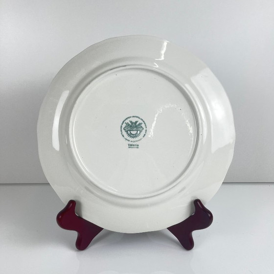 Image 1 of Set of 4 Villeroy & Boch "Valeria" dinner plates, blue