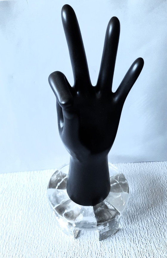 Image 1 of Vintage Georgshütte Glass Design Teapot Warmer / Rechaud / Tea Light Holder – West Germany