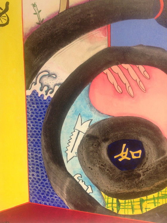 Image 1 of Martin Bradley "Hiro Yuki" Óleo sobre lienzo (ancho 80 x alto 60 cm)