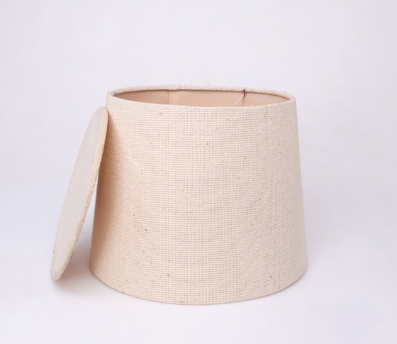 Image 1 of Nils Kähler blue earthenware table lamp