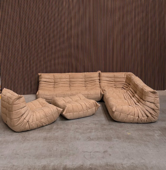 Image 1 of Ligne Roset Togo Set Alcantara Beige/Cream