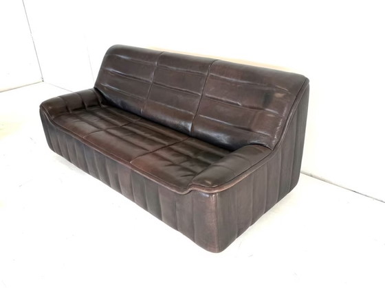 Image 1 of 2 x Canapé en cuir De Sede DS 84 avec assise rembourrée, design de groupe