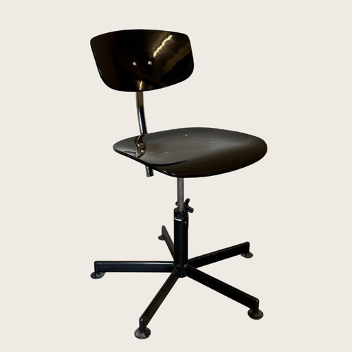 Vintage Scandinavische Bureaustoel In KEVI Stijl - Jaren 70 – bureaustoelen, Metal, Wood