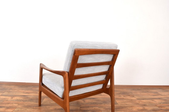 Mid-Century Sessel von Illum Wikkelsø, 1960er Jahre. – Textile, Wood (photo 11 of 11)
