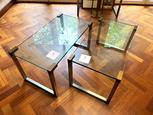2x Ghyczy side table T53, 82x44cm, high 42cm