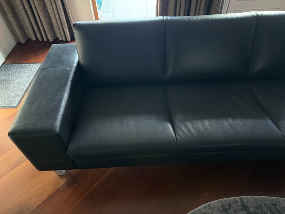 Image 1 of Divano Leolux Antipode 2,5 posti nero come nuovo