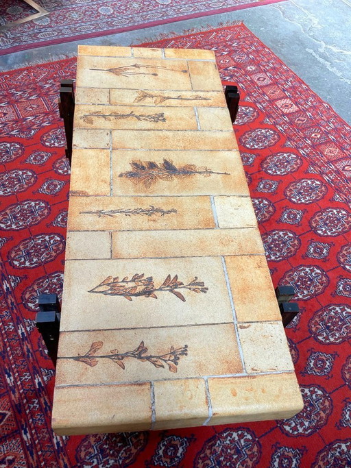 Table basse vintage de Roger Capron