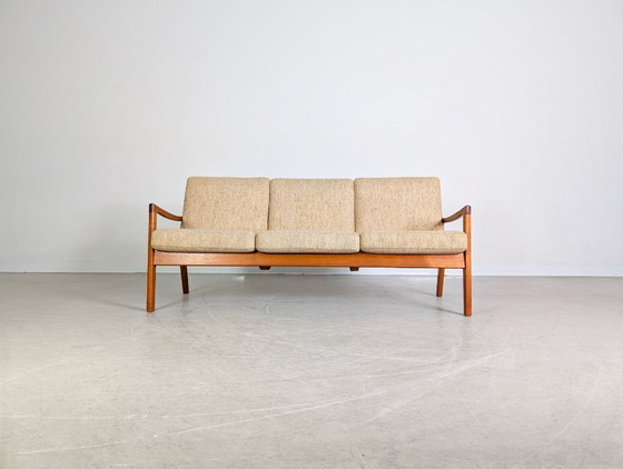 Image 1 of Midcentury sofa France & Søn Couch Ole Wanscher three-seater teak2