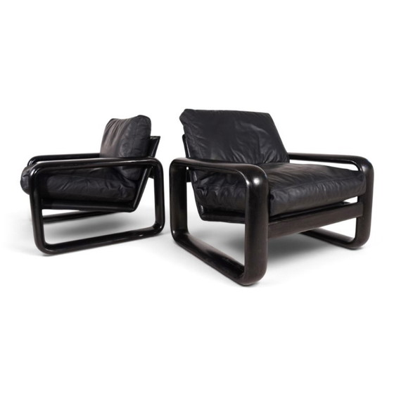 Set van 2 Rosenthal Hombre leren fauteuils van Burkhard Vogtherr, 1970 – Leather, Vintage (photo 12 of 20)