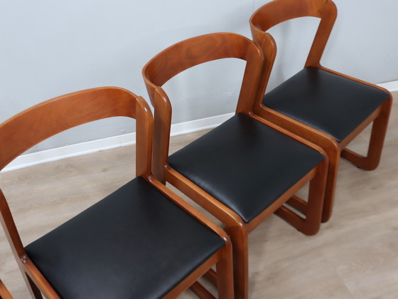 Image 1 of Set of 6 Dining Chairs Willy Rizzo for Mario Sabot, Italy 1970s