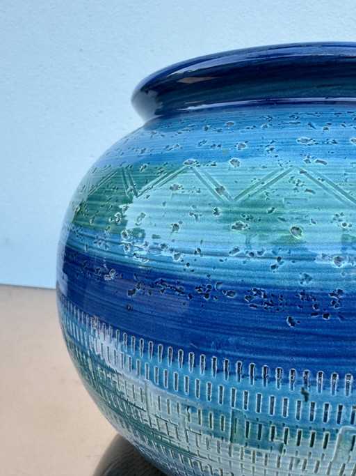 Bitossi Aldo Londi keramische plantenpot, jaren 1960 – plantenbak, Ceramic