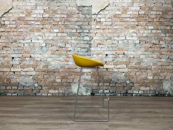 Image 1 of 4x Moroso Fjord bar stool yellow
