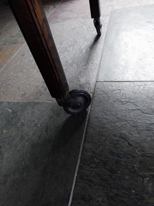 Teetisch / Beistelltisch mit Schublade / Klapptisch – bijzettafels, Wood (photo 2 of 11)