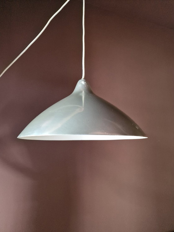 2 Lampade a sospensione Design Vintage Lisa Johansson-Pape – Stockman-orno, Silver (photo 2 of 10)