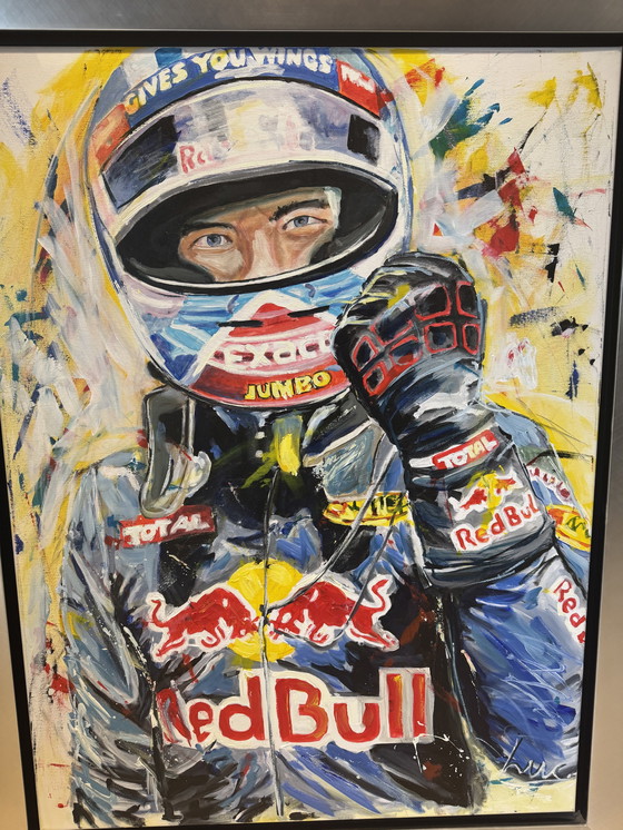Image 1 of Max Verstappen hand-painted painting