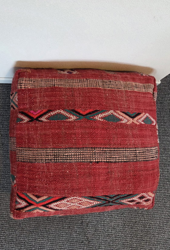 Image 1 of Pouf marocchino, cuscino di seduta vintage