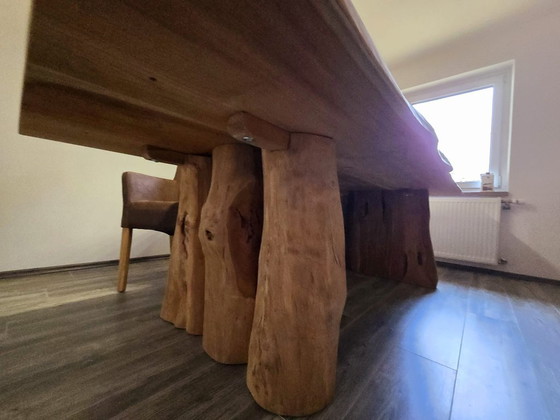 Unique! Table en bois, Table à bord brut, Plateau massif – Kröll, Tables de salle à manger, Wood (photo 3 of 6)