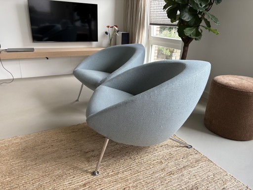 Artifort Hanna - Lot de deux - Bleu clair – fauteuils, Wool (photo 2 of 5)
