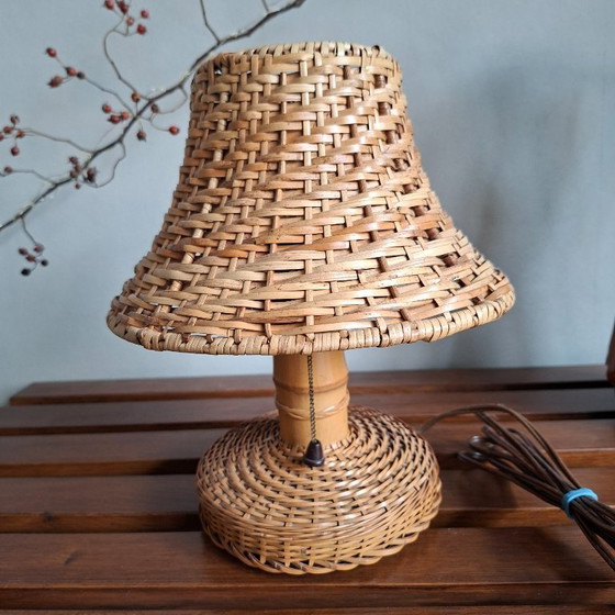 Image 1 of Lampada da tavolo in stile bohémien di metà secolo. Anni '70.