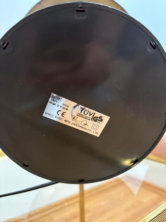 Lampada da tavolo a fungo vintage Space Age di SMC, Shell Elec. Mfg. (Holdings) Co., Ltd., Lampade da tavolo (foto 7 di 8)