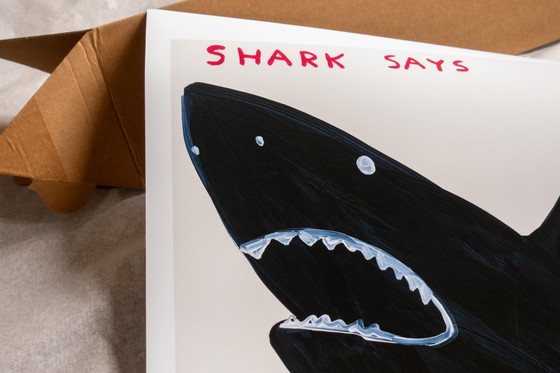 Image 1 of Shark Says - David Shrigley - Poster 50 × 70 cm