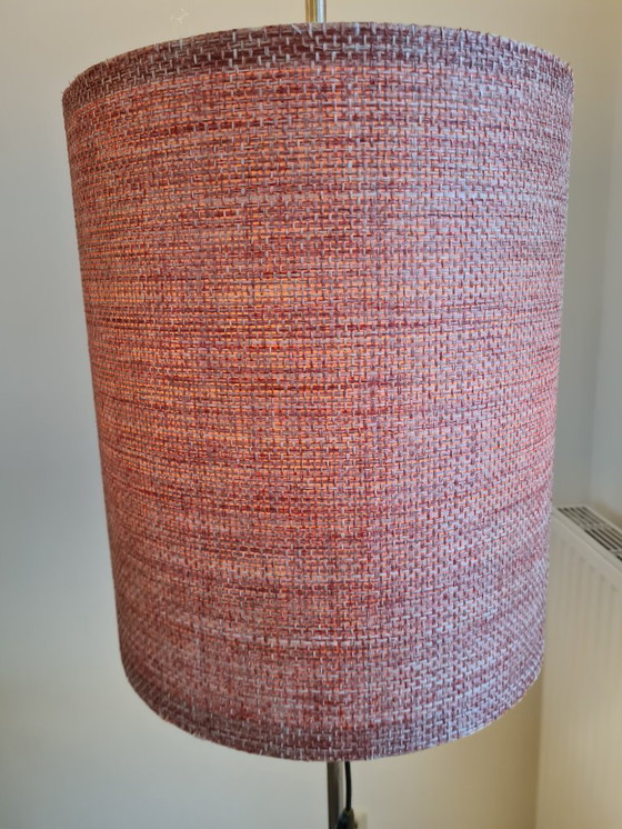 Image 1 of Staande design vloerlamp met lampenkap, jaren 60