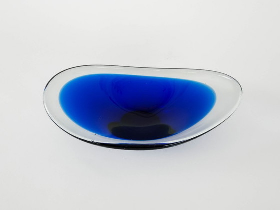 Image 1 of Glazen schaal, Deens design, jaren 70, gemaakt in Denemarken.