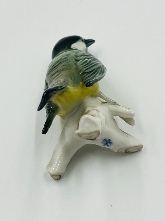 Figurine d'oiseau en céramique, Karl Ens, Objets déco, Jaune (photo 9 sur 10)
