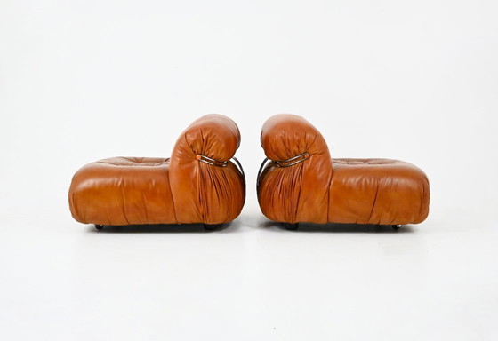 Image 1 of Soriana Lounge-Sessel von Afra & Tobia Scarpa für Cassina, 1970er Jahre, 2er-Set