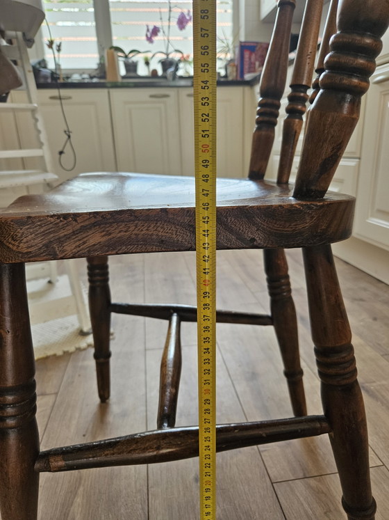 Image 1 of 4 stoelen en bois dur