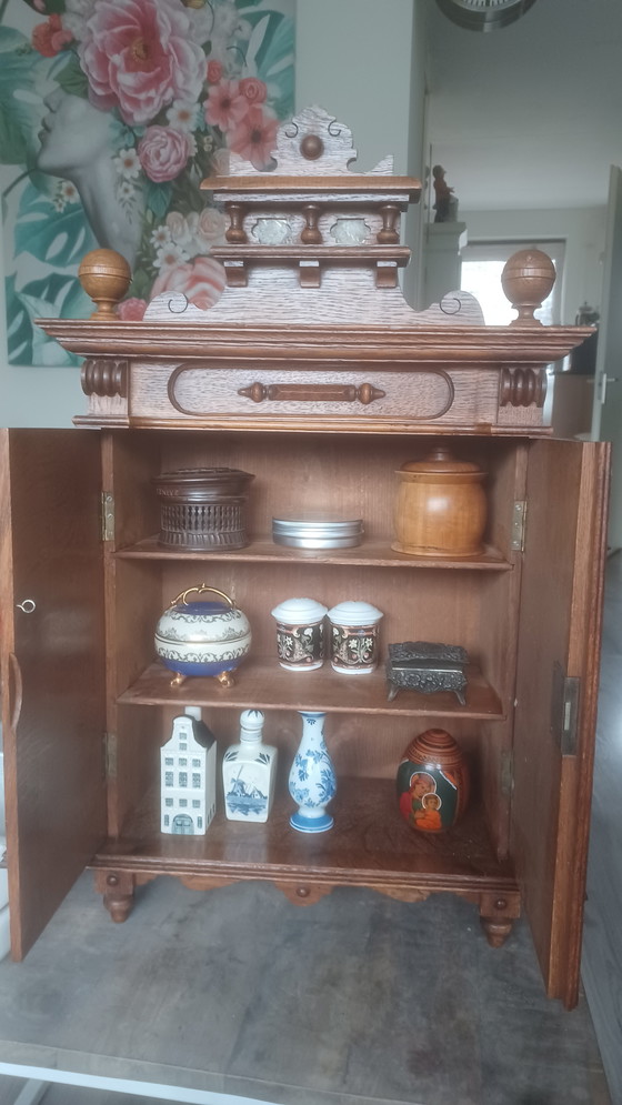 Image 1 of Armoire à pharmacie ancienne armoire murale de pharmacie 1890 Gründerzeit