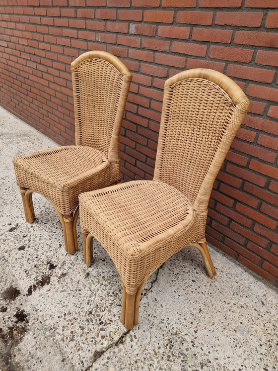 Image 1 of 2 rotan stoelen 
