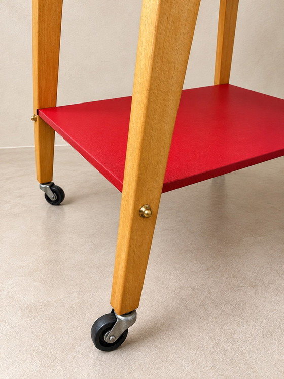 Carrello di servizio francese vintage degli anni '50-'60 – Mobili TV, Legno, Altro (photo 3 of 6)