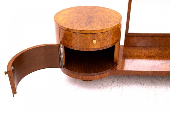 Image 1 of Tocador Art Decó de mediados del siglo XX, Polonia.