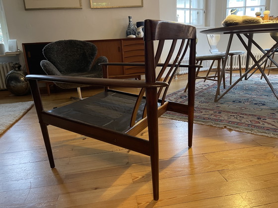 Image 1 of Rosewood lounge chair by Grete Jalk